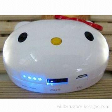 Power Banks, Lover Cat Pink, 8,000mAh, Charges for iPhone 4, 4 Times